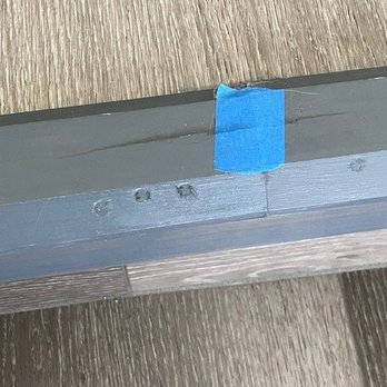 TRS Tile - Step down wood railing is broken in several areas. Cracked and completely separated from the floor - General Contractors Near Me - Rancho Santa Margarita, California TRS Tile - Step down wood railing is broken in several areas. Cracked and completely separated from the floor - General Contractors Near Me - Rancho Santa Margarita, California