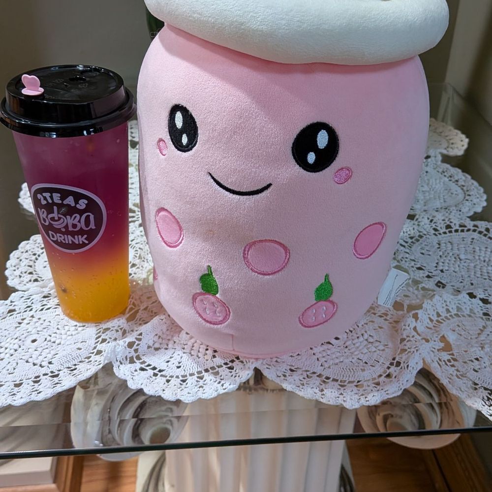 2Teas Boba - Passion Sunrise Soda. Souvenir cute plush I paid $20. - Coffee & Tea Near Me - Tinley Park, Illinois 2Teas Boba - Passion Sunrise Soda. Souvenir cute plush I paid $20. - Coffee & Tea Near Me - Tinley Park, Illinois