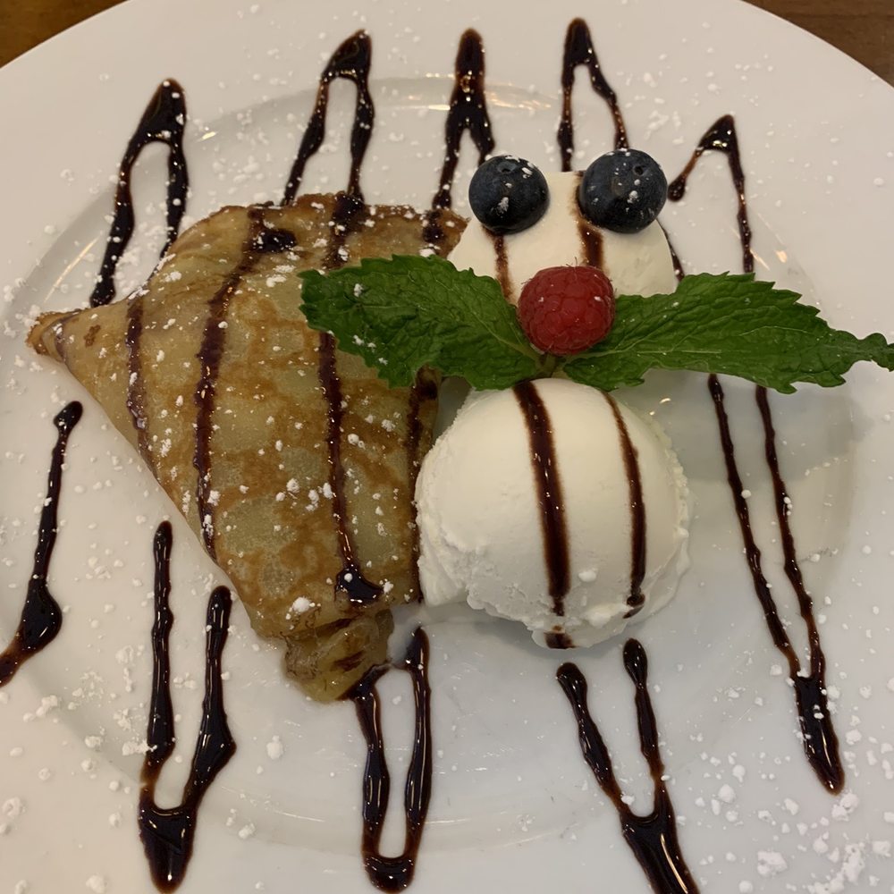 Rice Factory - Banana crepe with vanilla ice cream - Thai Near Me - Milltown, New Jersey