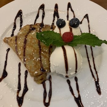 Rice Factory - Banana crepe with vanilla ice cream - Thai Near Me - Milltown, New Jersey