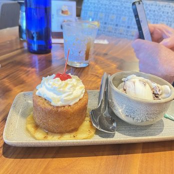 Pacific Catch - Pineapple "Right Side Up" Cake & Hula pie gelato - Seafood Near Me - Dublin, California