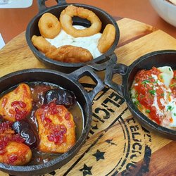Linde - 3x Tapas (Orient Teigtaschen, Safran Huhn, Tintenfischringe)