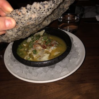 Little Donkey - Sea bass ceviche - Tapas/Small Plates Near Me - Cambridge, Massachusetts Little Donkey - Sea bass ceviche - Tapas/Small Plates Near Me - Cambridge, Massachusetts
