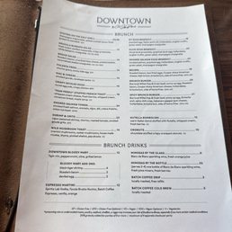 Brunch Menu Brunch Menu