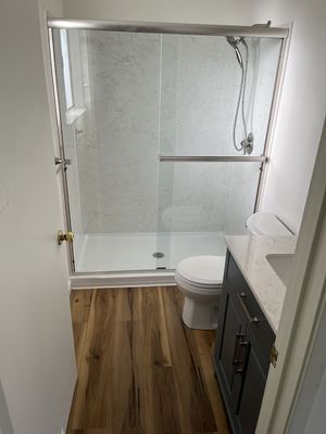 Bathroom Remodeling - We specialize in complete home and apartment remodels, with a specific focus on bathroom and kitchen renovations. Additionally, we offer general plumbing services such as hot water heater installations and more. Call us today for a free estimate. Bathroom Remodeling - We specialize in complete home and apartment remodels, with a specific focus on bathroom and kitchen renovations. Additionally, we offer general plumbing services such as hot water heater installations and more. Call us today for a free estimate.