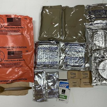 Brigadoon Army Surplus - HDR: each individual component sealed in long term storage packaging. - Outdoor Gear Near Me - Oklahoma City, Oklahoma Brigadoon Army Surplus - HDR: each individual component sealed in long term storage packaging. - Outdoor Gear Near Me - Oklahoma City, Oklahoma