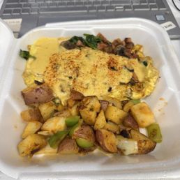 Florentine omelette