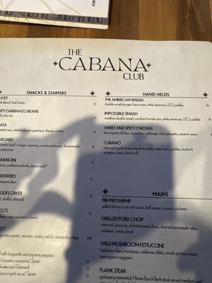 Menu photo 5 The Cabana Club Minneapolis, MN Menu photo 5 The Cabana Club Minneapolis, MN