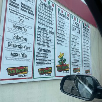 Don Ramon's Menu DON RAMON’S TACO SHOP - Updated April 2025 - 53 Photos & 122 Reviews ...