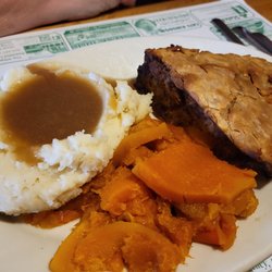 Ollie's - Pork pie, sweet & mashed potato