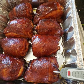 Big B's Texas BBQ - I pull my chicken at 170° so it doesn't dry out. - Barbeque Near Me - Henderson, Nevada Big B's Texas BBQ - I pull my chicken at 170° so it doesn't dry out. - Barbeque Near Me - Henderson, Nevada
