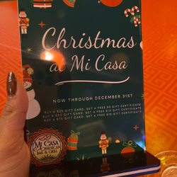 Mi Casa Mexican Grill - Christmas Specials.