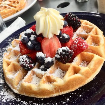 Cafe Borrone - Waffle with berries - Breakfast & Brunch Near Me - Menlo Park, California Cafe Borrone - Waffle with berries - Breakfast & Brunch Near Me - Menlo Park, California