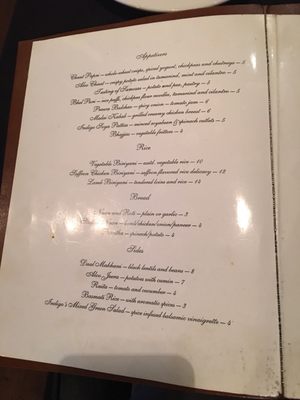 Menu photo 7 Indigo Indian Bistro Shreveport, LA