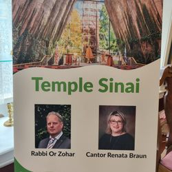 Temple Sinai - Rabbi Or Zohar and Cantor Renata Braun