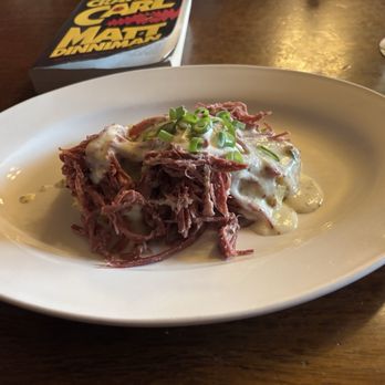 Trali Irish Pub & Restaurant - Boxty Potato with corned beef - Pubs Near Me - Raleigh, North Carolina Trali Irish Pub & Restaurant - Boxty Potato with corned beef - Pubs Near Me - Raleigh, North Carolina