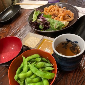 Tamashii Gold - Fried squid and edamame - Ramen Near Me - Bayside, New York Tamashii Gold - Fried squid and edamame - Ramen Near Me - Bayside, New York