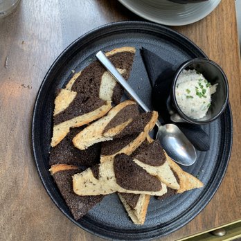 GRANVILLE - Smoked Salmon Spread and Rye Chips - New American Near Me - Studio City, California GRANVILLE - Smoked Salmon Spread and Rye Chips - New American Near Me - Studio City, California