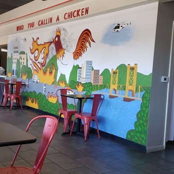 Sam's Grill House - LOVE the mural! - Chicken Shop Near Me - Citrus Heights, California
