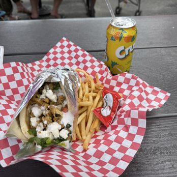 Beirut Xpress Orlando - Chicken Gyro w/ Pineapple Crush soda - Arabic Near Me - Kissimmee, Florida Beirut Xpress Orlando - Chicken Gyro w/ Pineapple Crush soda - Arabic Near Me - Kissimmee, Florida