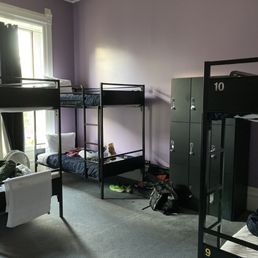 10 bed Men's dormitory room on the 2nd floor.