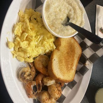 The Breakfast Spot - The shrimp breakfast - Breakfast & Brunch Near Me - Mobile, Alabama