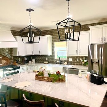 AllBright Pro Painting - DeMaio Kitchen Cabinets w/Island Accent color 1 - Painters Near Me - Smyrna, Tennessee AllBright Pro Painting - DeMaio Kitchen Cabinets w/Island Accent color 1 - Painters Near Me - Smyrna, Tennessee