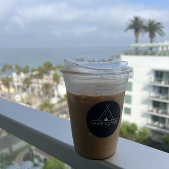 Camp Coffee Company - Iced smoked salt maple latte - Coffee & Tea Near Me - Oceanside, California Camp Coffee Company - Iced smoked salt maple latte - Coffee & Tea Near Me - Oceanside, California