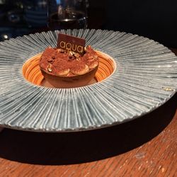 Aqua - Chocolate & coffee cake (Italian testing menu)