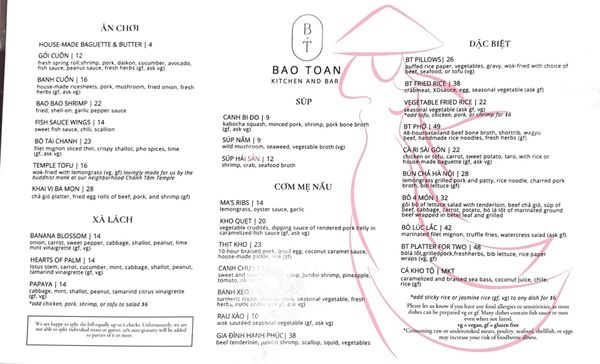 Menu photo 5 Bao Toan Kitchen & Bar Memphis, TN