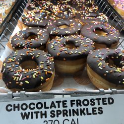 Chocolate Frosted with Sprinkles Donuts!!!