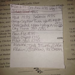 Heritage House - Specials tonight 3-10-2014