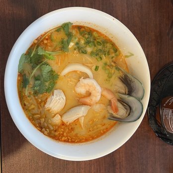 The Noodle House - Great seafood soup with shrimp, scallops and mussels. - Noodles Near Me - Seaside, Oregon The Noodle House - Great seafood soup with shrimp, scallops and mussels. - Noodles Near Me - Seaside, Oregon
