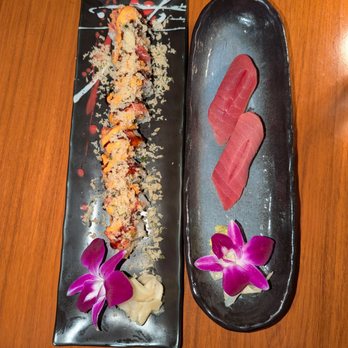Morimoto Las Vegas - Tiger roll and sushi: Chu- toro and Maguro - Japanese Near Me - Las Vegas, Nevada Morimoto Las Vegas - Tiger roll and sushi: Chu- toro and Maguro - Japanese Near Me - Las Vegas, Nevada