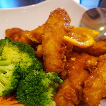 Thai Lotus - Orange chicken. Sticky licky delicious. - Thai Near Me - Reno, Nevada