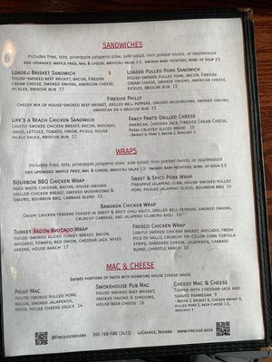 Menu photo 4 Fireside Craft Burgers & Brews LaGrange, IN