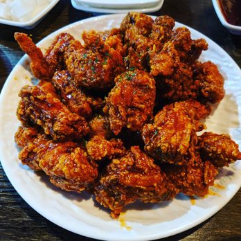 Choong Man Chicken - Red Pepper Whole Chicken.  Deliciously spicy! - Korean Near Me - Duluth, Georgia