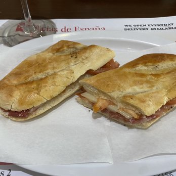 Delicias de Espana 3 - Serrano ham and manchego cheese sandwich!! - Spanish Near Me - Miami, Florida