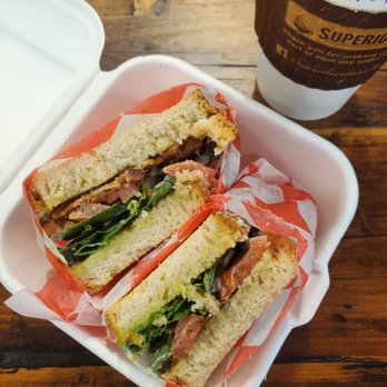 Superior Cafe - a sandwich in a styrofoam container - Cafes Near Me - Sault Ste Marie, Michigan