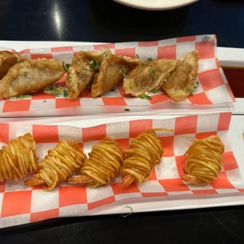 Lab No.1 - Gyoza and Potato Shrimp - Asian Fusion Near Me - Centreville, Virginia Lab No.1 - Gyoza and Potato Shrimp - Asian Fusion Near Me - Centreville, Virginia