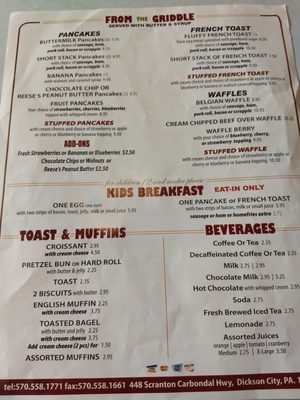 Menu photo 2 Viewmont Diner Scranton, PA