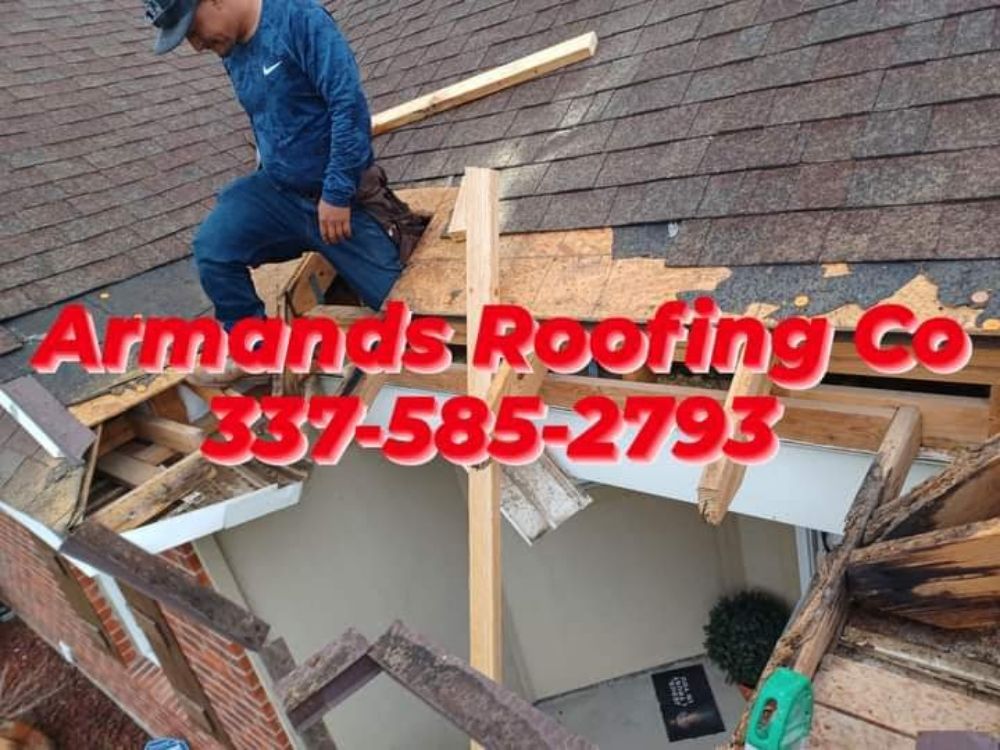 Slide of Armands Roofing