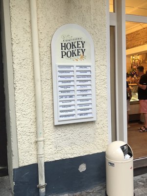 Photo of Eispatisserie Hokey Pokey - Berlin, BE, DE. Flavors menub