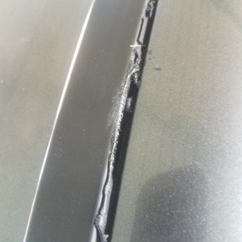 Kiser's Glass Technology - Glue that was put on my car to hold the molding on - Auto Glass Services Near Me - Sulphur Springs, Texas