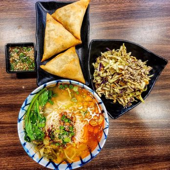 Urban Burma - Samosas, Tea Leaf Salad, and Shin Noodles - Burmese Near Me - Aurora, Colorado Urban Burma - Samosas, Tea Leaf Salad, and Shin Noodles - Burmese Near Me - Aurora, Colorado