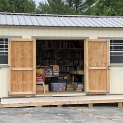 Maine Bookhouse - Book tent is now actually a shed :)