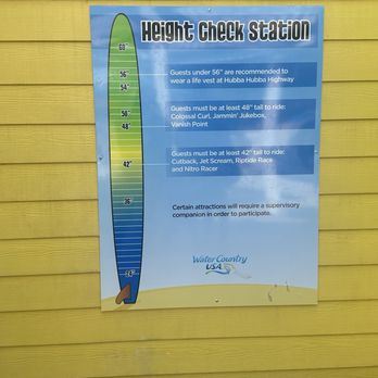 Water Country USA - Height Check Station - Water Parks Near Me - Williamsburg, Virginia Water Country USA - Height Check Station - Water Parks Near Me - Williamsburg, Virginia