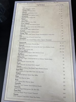 Menu photo 4 Gala Santa Barbara, CA