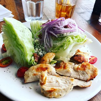 Paddlefish - A delicious wedge salad with added grilled chicken - Seafood Near Me - Orlando, Florida Paddlefish - A delicious wedge salad with added grilled chicken - Seafood Near Me - Orlando, Florida