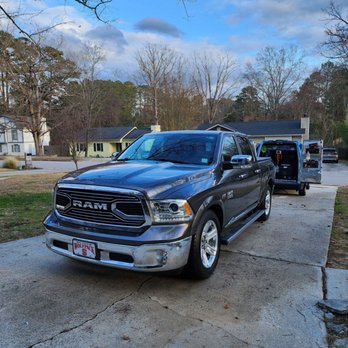FR Detailing - Paint and wheels are bright and shiny.from every angle There's the work truck with detailing tools - Auto Detailing Near Me